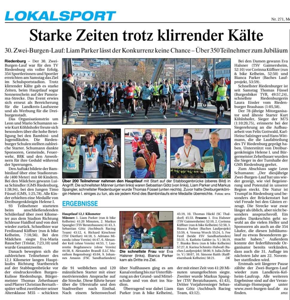 Donaukurier vom 24. November 2025
