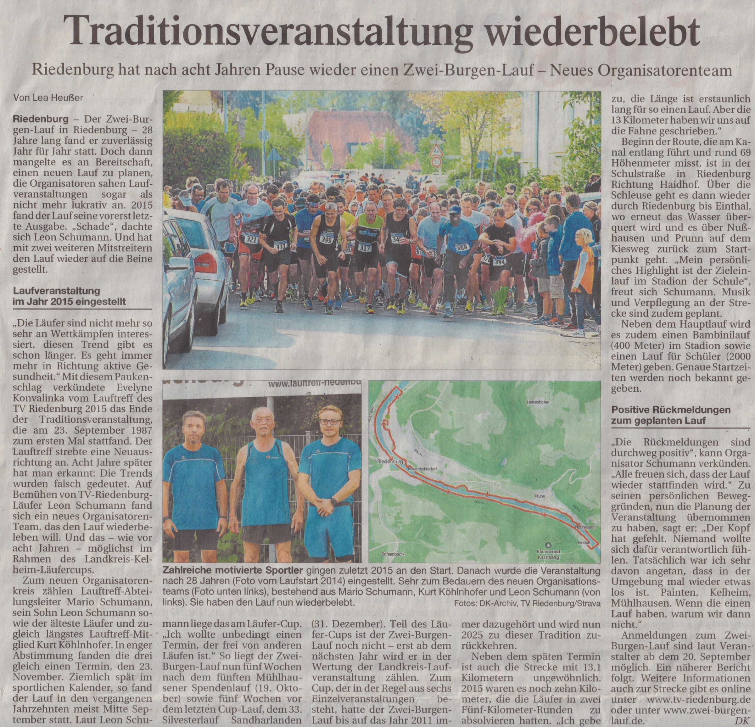 Donaukurier vom 9. September 2024